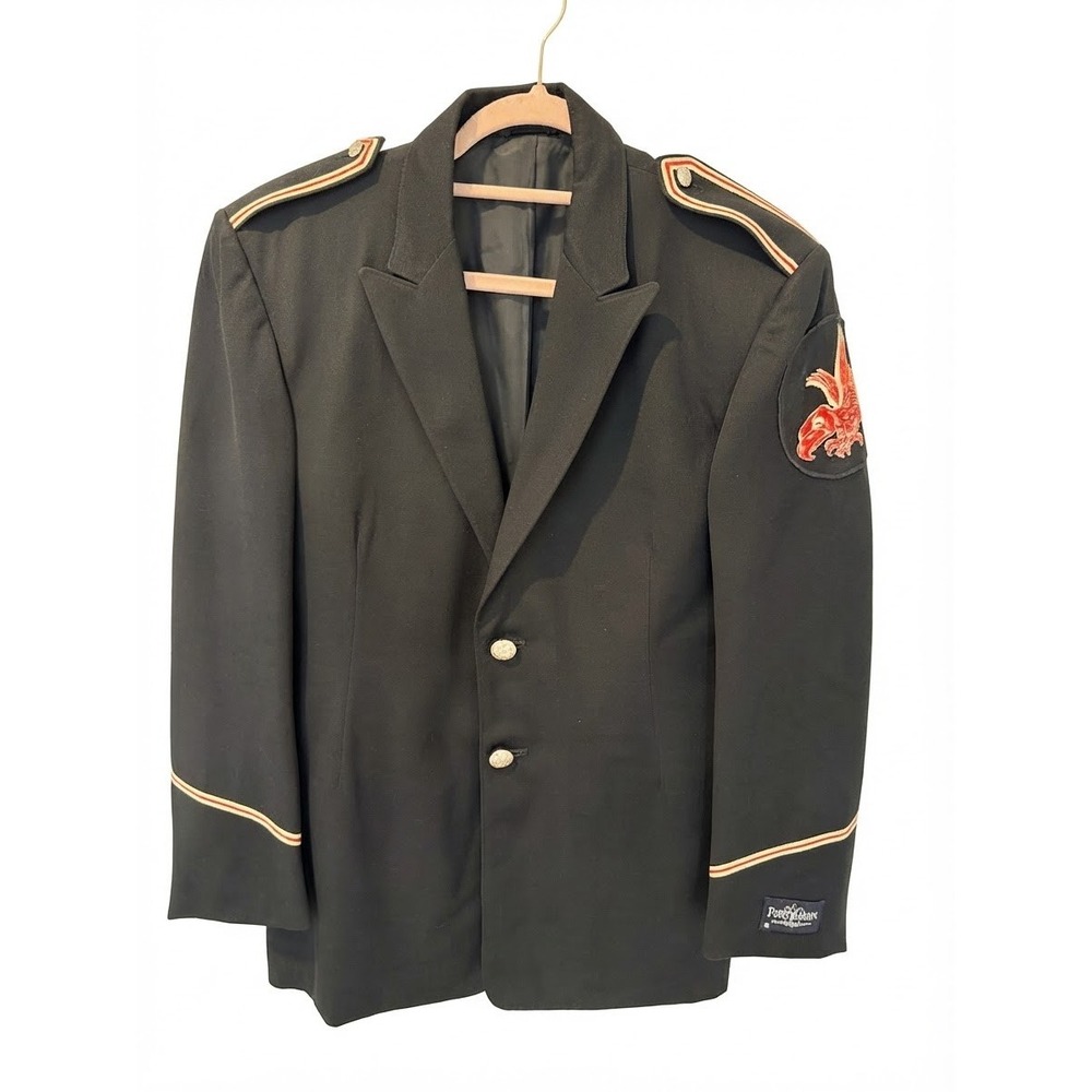 Vintage 1950s Forstmann Wool Military Cadet Marching Band Blazer Jacket